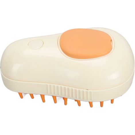 Brosse vapeur pour chat - Élimination efficace des poils - Brosse de massage pour chat - Brosse vapeur rechargeable pour le toilettage des chats (1/2)