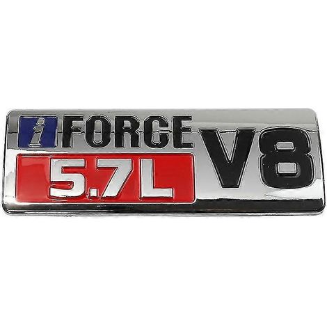 ABS IFORCE 57L V8 Logo-Emblem Aufkleber für Toyota Tundra Prado Tacoma Land Cruiser Styling-Zubehör --D
