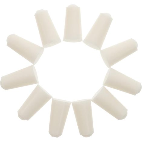 de 20 bouchons en silicone percés pour tubes à essai et (1/5)