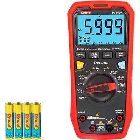 Blow Multimeter Pro schwarz mit akustischem und visuellem Alarm