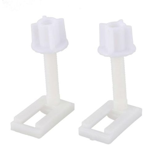 2pcs Toilet Seat Screws Toilet Seats Hinges Type&Size:5 4.4X2.4Cm (1/4)