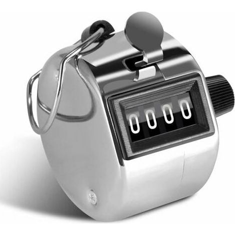 4-Digit Manual Counter, People Counter for Golf Courses, Instructor Training Schools