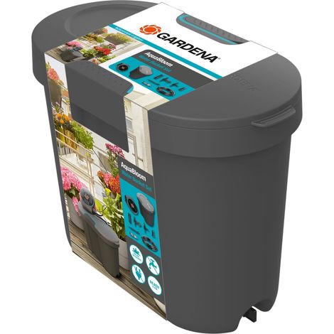 réserve d‘Eau: réserve d’Eau pour l’intérieur et l’extérieur, Extensible avec Tuyau de Distribution et Distributeur, 10,5 l (13367-20) (1/5)