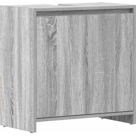 Maison Exclusive - Badschrank Grau Sonoma 60x33x61 cm Holzwerksto