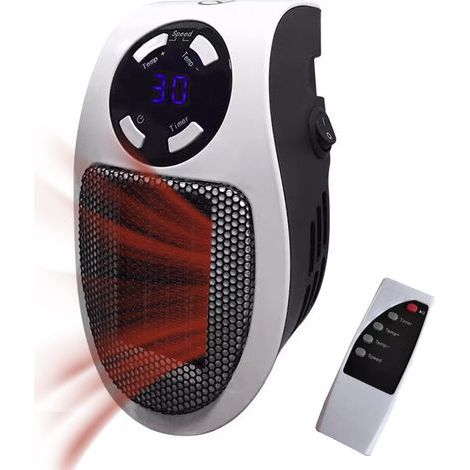 Mini ventilateur chauffant électrique portable pour bureau ou chambre à coucher, usage intérieur.-AquaForge (1/5)