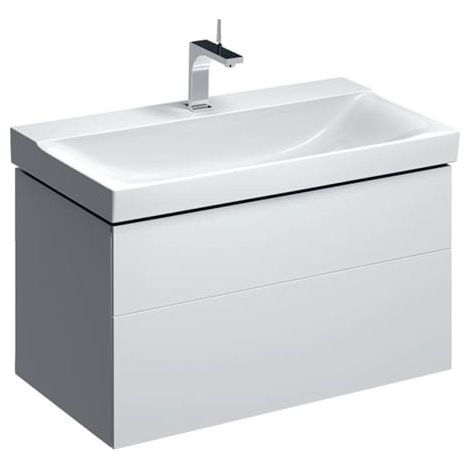 Geberit Xeno 2 mueble bajo lavabo 880x530x462mm, 2 cajones, (1/2)
