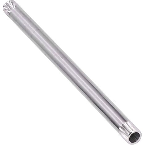 Raccords de tuyaux filetage mâle, pour la plomberie G1/4, 20cm, Joint de fixation de tuyau fileté en acier inoxydable (1/5)