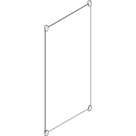 HEWI 801.01B300 97 miroir mural avec support de miroir (1/2)