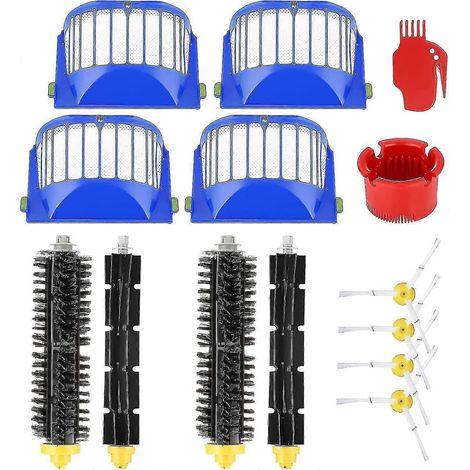Accessoires de rechange iSincer pour iRobot Roomba séries 600, 605, 615, 616, 620, 621, 630, 635, 650, 652, 660, 665, 680, 690 et 695 : brosses et filtres de rechange. (1/5)