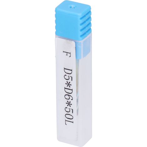 Fraise CNC en carbure de tungstène, fraise hélicoïdale D5mm x queue D6mm x longueur 50mm, accessoire de défonceuse pour usinage. (1/5)