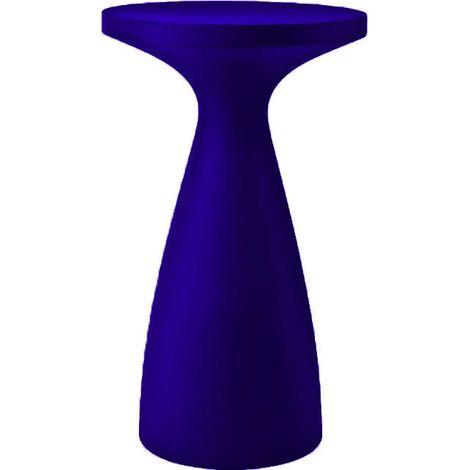 Tavolino da Giardino Ø65x110 cm in Resina Arkema Drink Blue
