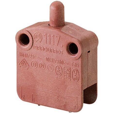 Marquardt 01117.0206-01 Bouton-poussoir 400 V/AC 16 A 1 x On/(Off) à rappel (L x l x H) 30 x 13 x 39 (1/3)