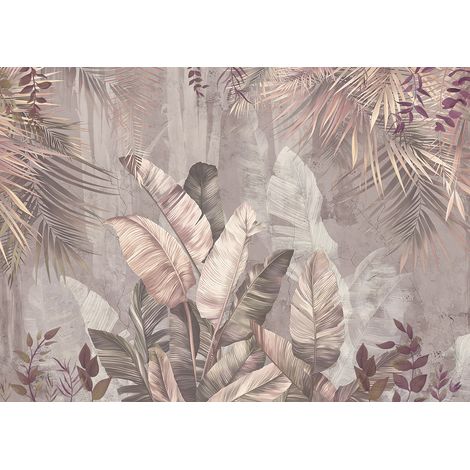Papier peint panoramique Enfants - Plantes tropicales - 130 cm x 93 cm (1/2)