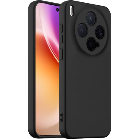 Funda para Vivo X300, de silicona ligera, para MagSafe, negra. (1/5)