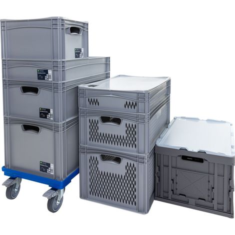 Surplus Eurobox B 40 x 30 x 12 cm Lagerkiste Transportbox Kunststoffbox Lagerbox