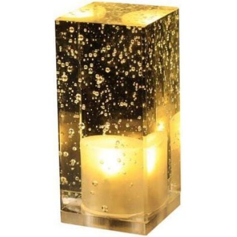 Lampe Bureau Cristal LED Rechargeable, Ambiance KTV/Restaurant, Veilleuse Décorative, Personnalisable, Lumière d'Ambiance HBCL (1/2)