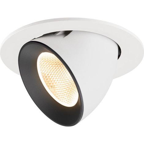 Spot encastré Numinos Gimble L blanc/noir 2700K - 20 deg - 1009712
