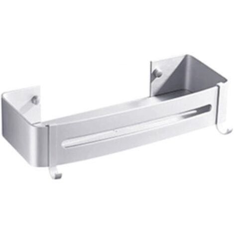 PA Duschregal, Badezimmerregal, Wand-Duschkorb, Dusch-Caddy-Organizer, Aufbewahrungskorb, Aluminium (1/3)