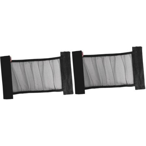 Filet de rangement pour voiture en 2 parties, filet de coffre, filet à bagages, filet de chargement arrière, tissu Oxford, 20 x 35 cm (1/5)
