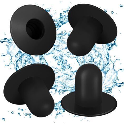4 Pack Replacement Above Ground Pool Wall Anchors Compatible with Intex and Bestway Black (1/5)