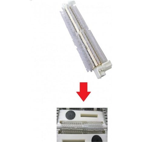 Terza Spazzola Centrale di Fondo per Robot Piscina Maytronics Dolphin M400 – M500 / Supreme M5 / Oasis 50 - 60 / PS 50 – 60 / Maxi Kart / Kaptur 400 - 500 / Maximus X 70 – X 90 / Zenit 20 - 30 / Zefi (1/5)