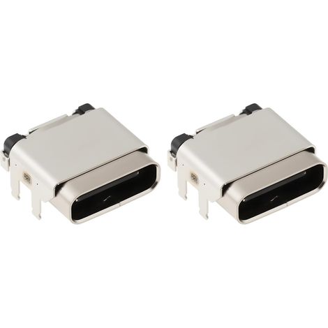 Pack of 2 USB Type-C Charging Ports with DC Power Connector Compatible with Dell 2-in-1 Laptop (Right Side) (1/5)