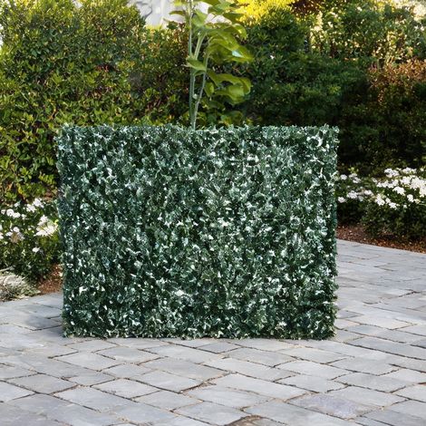 Haie artificielle brise-vue pour balcon et jardin 300 x 150 cm (1/5)
