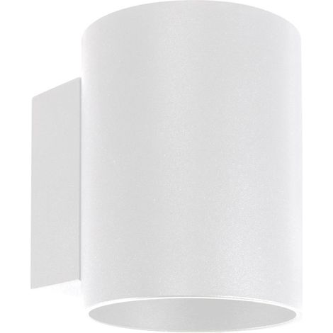 Applique murale décorative double face blanche Sonia G9 35W Ideus (1/2)