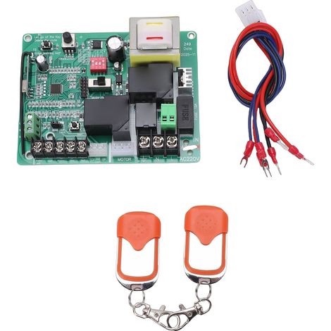Pannello di controllo universale per porte scorrevoli a 220V con telecomando – adatto per ingressi di fabbriche, scuole o abitazioni, motorizzazione fluida (1/5)
