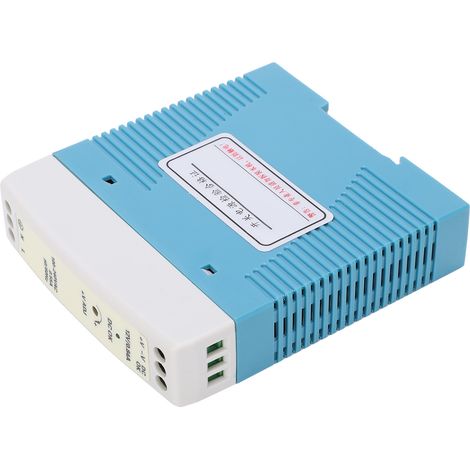 Alimentation à découpage industrielle BERM pour montage sur rail DIN, compatible avec les capteurs PLC MDR-10-12, 10 W, 12 V, 100-240 V CA. (1/5)