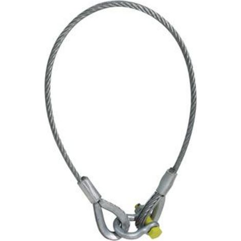 Eurolite 1000x10mm m.Schäkel bis400kg Sicherungsseil
