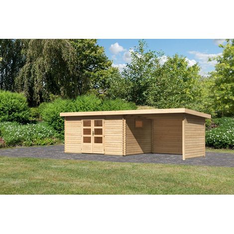 BH Trittau 5 natur 372x282x217 mit AD 3,3m+Rück+Seitenwand