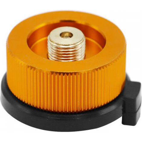 Camping Stove Gas Adapter Conversion Head Adapter for Canister Butane Screw Gas Cartridge Adapter Piston, Outdoor Equipment (1/5)