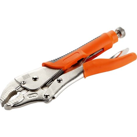 TENAZA GRIP ALYCO ORANGE B/CURVAS C/CORTE 175 MM (1/5)
