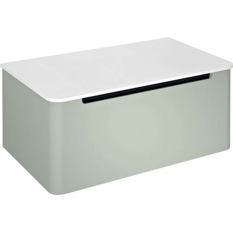Sapho Kerala - Mobile lavabo 80x48x35 cm, 1 cassetto, verde KR080-4444 (1/5)