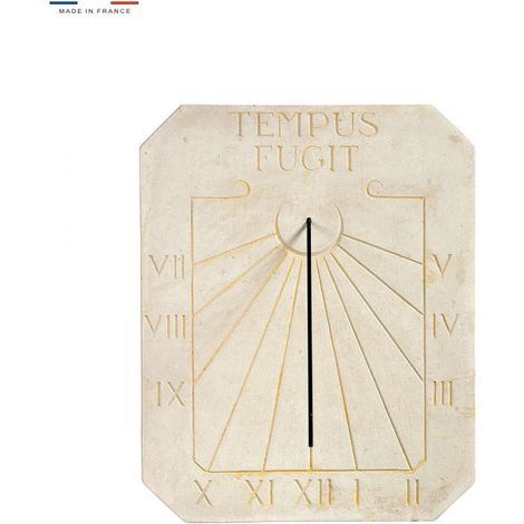 Cadran solaire motif Latino pierre naturelle 40cmx50cm