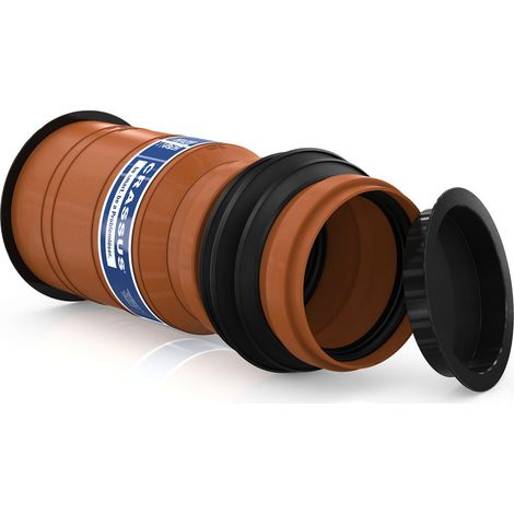 CR Wanddurchführung KG Uni DN 125 L: 12-30cm, bis 2,5 bar, 3-Stegdichtung (1/2)