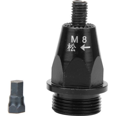 Pistolet à riveter pneumatique M8, tête en alliage dur pour pose d'écrous rivet, outil de rivetage professionnel (1/5)