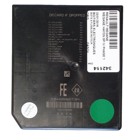 Boite A Fusibles RENAULT Megane Iv Phase 1 2015- [PRODUIT D'OCCASION]♻️284b67108r