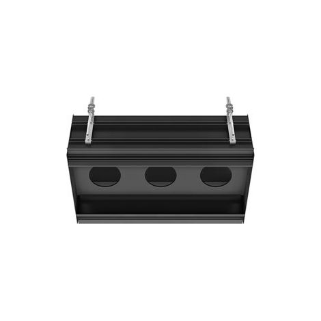 Gessi lineares Deckeneinbau-System, Grundkörper L = 670 mm mit