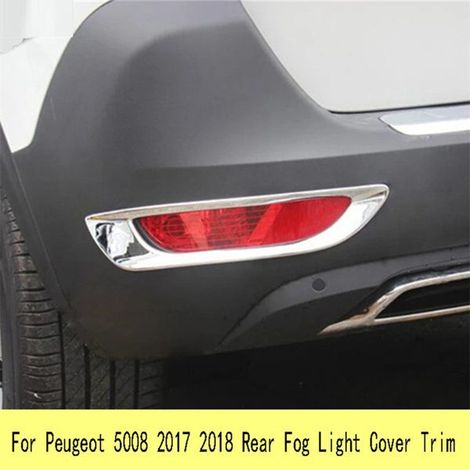 4 fog light covers/lens frames for 2017-2018 Peugeot 5008 (front + rear) (1/4)