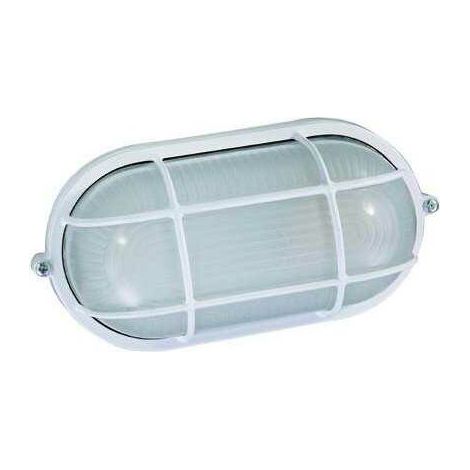 Plafonnier en aluminium Blinky Ovo ovale blanc 60 watt - Plafonnier en aluminium Blinky Ovo ovale blanc 60 watt