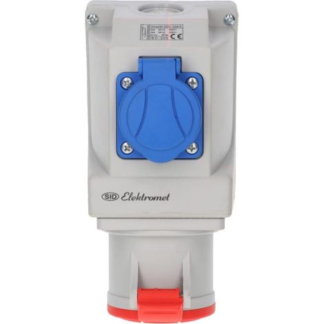 Presa 32A 4P 400V IP44 GSC combinata fissa 921846