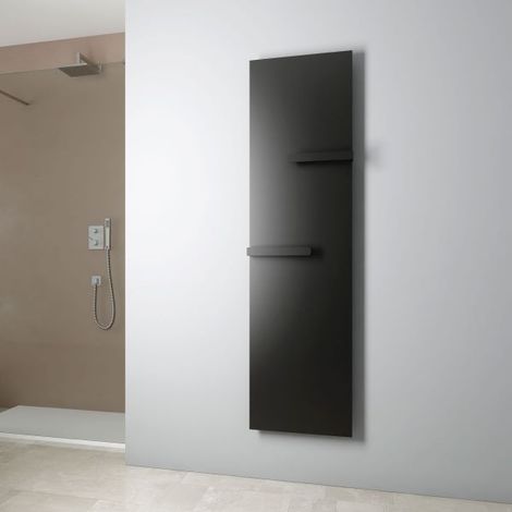 Radiatore termoarredo a pannello antracite modello abbraccio mm 1820x452 - int. 380mm - watt 838 - delta t50. 2859 MAGMA