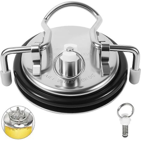 Deckel aus Edelstahl für Corny Kegs, auslaufsicher, für Corny Cornelius Ersatzteile. (1/5)