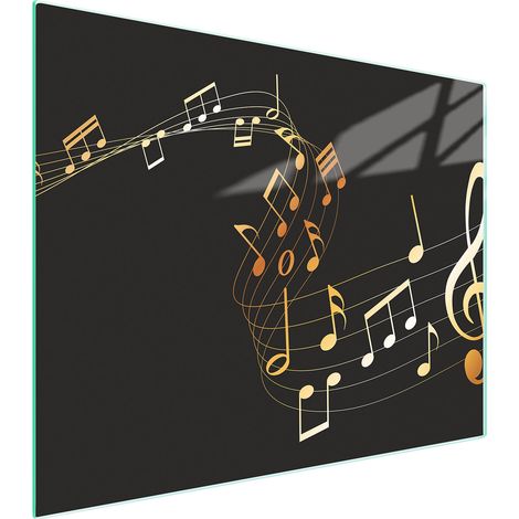 Glasschneidebrett 52x40 Musik (1/5)
