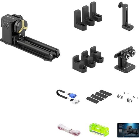 Module Rotatif Laser, Désassemblage Rapide, Accessoires Polyvalents, SCULPFUN RA Pro Max (1/2)