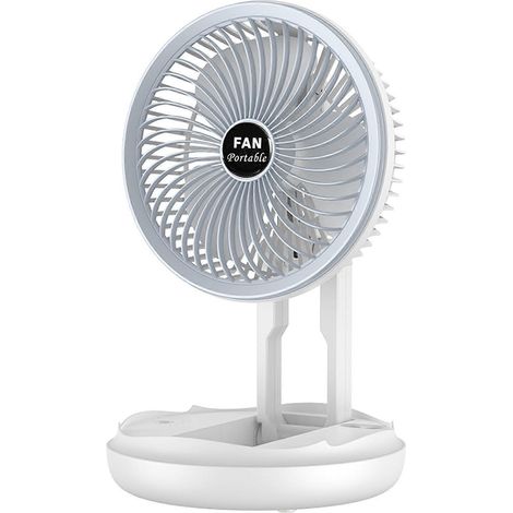 Ventilateur de plafond pliable 1200/2400 mAh, ventilateur de bureau, ventilateur de camping avec lumière pour dortoir - Paragraphe de base (1/4)