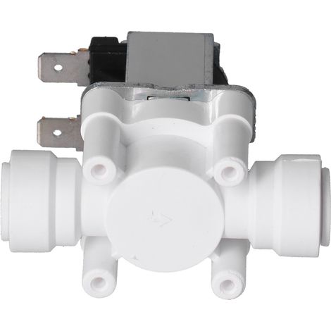 Vanne Solénoïde Électrique en Plastique 3/8" à Raccord Rapide Normalement Fermée 24V DC (1/5)