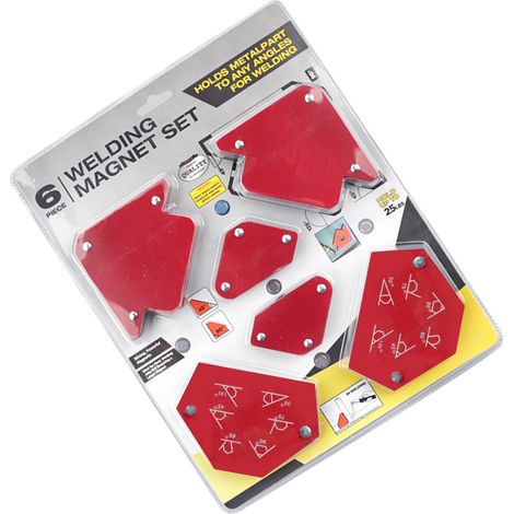 Positionneur de triangulation magnétique pour soudage (lot de 6) sans interrupteur, accessoires de soudage multi-spécifications (1/3)